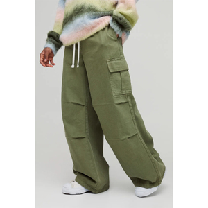 กางเกงคาร์โก้สำหรับเด็กผู้ชายที่มีกระเป๋าหลายช่องใส่สบายและมีการผลิตตามสั่งสำหรับการสั่งซื้อจำนวนมากขายส่ง - Product Image 4