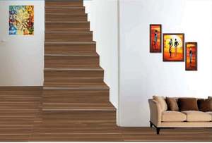 Eco Friendly Step and Riser Porcelain Tiles 200 X 1200 Mm for Sustainable <b>Architecture</b> Stair Tile for Export Sale - Product Image 2