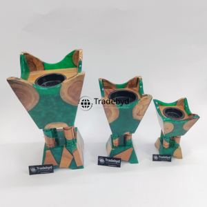 Quemador de Incienso de Madera de Pino Hecho a Mano Tradebyd, de Lujo, para el Hogar Árabe - Product Image 5