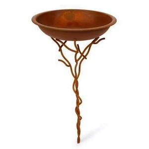 Bain d'oiseaux élégant avec ornement de jardin design branches pour profiter du chant des oiseaux et se détendre dans votre maison - Product Image 1