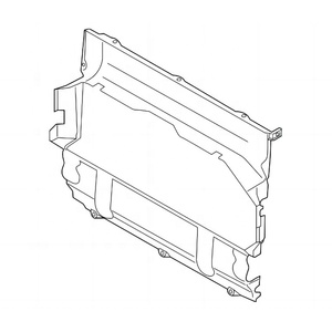 Support de <span class=keywords><strong>radiateur</strong></span> de guide d'air de conduit d'air d'OEM 95857529100 pour <span class=keywords><strong>Cayenne</strong></span> G958 92A 2011-2018 - Product Image 2