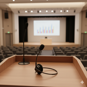 ไมโครโฟนคอนเดนเซอร์คุณภาพสูง ลดเสียงรบกวน ดีไซน์น้ำหนักเบา รับเสียงแบบคาร์ดิออยด์ แบตเตอรี่แบบชาร์จได้ สำหรับการสัมภาษณ์บนเวที - Product Image 5