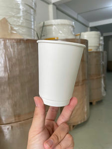 Vaso de Papel Desechable de Pared Simple con Recubrimiento de PE y Logotipo Personalizado de la Marca GREEN NEST para Bebidas de Cafetería y para Llevar - Product Image 5