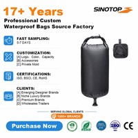 SINOTOP multifonctionnel 10L Portable Camping extérieur douche eau chaude solaire Camp ensemble avec sac de douche de poche en PVC
