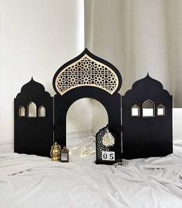 Décoration d'intérieur Art Déco Ramadan en acrylique TCE, artisanat artisanal, accent pour la décoration de table festive et spirituelle, article cadeau, salon, bureau - Product Image 2