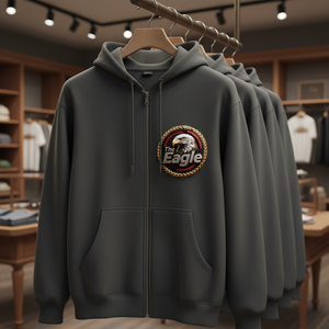 เสื้อฮู้ดดี้ผ้าฟลีซสำหรับฤดูหนาว ทรงปกติ ระบายอากาศได้ดี ผ้าฝ้าย 100% ปักโลโก้ตามสั่ง ผลิตโดย Essentials Manufacturer - Product Image 3