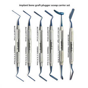 ชุดอุปกรณ์ผ่าตัดเหงือกเทียม6ชิ้นชุดอุปกรณ์ทันตกรรมเครื่องมือ CE - Product Image 5