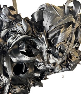 Material de chatarra negro hecho por el rendimiento, acero sin curar, fricción, cordón de goma reciclado, mezcla de acero engomado, origen de EE. UU., coche/camión - Product Image 6