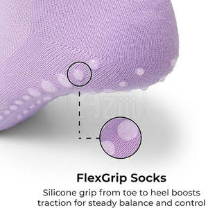 Factory Manufacture Custom Design Anti Slip Crew <b>Socks</b> 100% <b>Wool</b> Logo on Bottom - Product Image 4