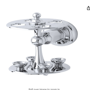 Soporte para cepillo de dientes de Metal pulido plateado de diseño elegante accesorio de baño para el hogar de alta calidad juegos de baño de tendencia reciente - Product Image 5