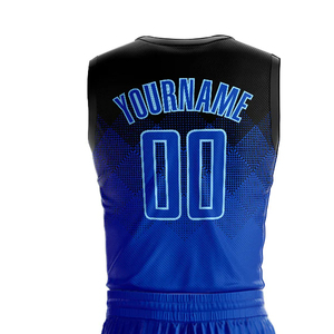 Concevez votre propre uniforme de basket-ball de nom d'équipe pour la vente en ligne sur mesure 100% matériel de polyester fait uniforme de basket-ball - Product Image 6