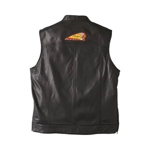 Hot Sale Men's Corduroy Sleeveless Motorcycle <b>Jacket</b> Biker Style Fashionable Vest Biker Hot Custom Waistcoat Mono Riders - Product Image 2