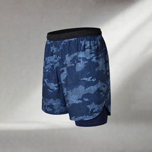 Ultimate Breathable Men's Running Shorts Elastic Mid Rise Solid Color Lightweight Flexible Fit for Long Distance Runs - Product Image 1