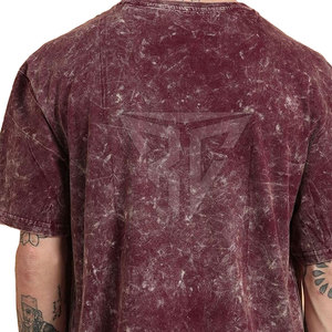 Acid Wash T-Shirt Custom Logo Blank High Quality 100% Cotton Regular Fit Solid Pattern Breathable <b>Short</b> <b>Sleeve</b> Men's Washed - Product Image 5
