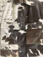 Chaqueta de cuero de calidad superior para hombre estilo con chaqueta de cuero de piel de vaca 100% Original chaqueta hecha a medida pelo de vaca
