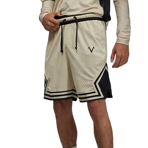 Short en maille élastique extensible design personnalisé maillot de bain imprimé par sublimation Short de plage imperméable à séchage rapide pour hommes - Product Image 2