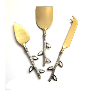 Venta al por mayor de utensilios de cocina, cuchillo para cortar queso y mantequilla, colección de tenedores, juego de cuchillos para queso de acero inoxidable - Product Image 2