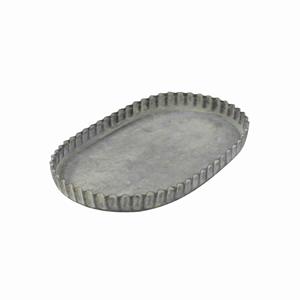 Bandeja para servir de Metal profundo ovalado galvanizado - Product Image 2