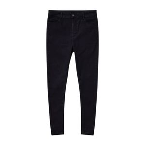 Jean à vaporiser pour homme en denim stretch noir à taille haute coupe skinny confortable Streetwear coupe fuselée à la cheville sans tarif à la mode britannique - Product Image 6