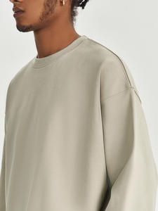 Fabricante de Sudaderas al por Mayor, Sudadera Personalizada de Cuello Redondo, Gruesa, de 450 Gramos para Hombre - Product Image 4