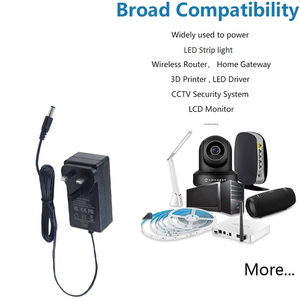 Adaptador de Corriente CA/CC de 12V 2A, Enchufe Tipo <span class=keywords><strong>G</strong></span> para Reino Unido, Fuente de Alimentación de Pared con Certificación UKCA <span class=keywords><strong>BS</strong></span> <span class=keywords><strong>1363</strong></span> - Product Image 2