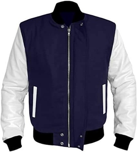 Chaquetas Varsity Personalizadas para Hombre, Casuales de Invierno, Impermeables, Transpirables, con Logotipo Bordado en la Parte Delantera, Impresión Personalizada, Venta al Por Mayor, Mejor Calidad - Product Image 1