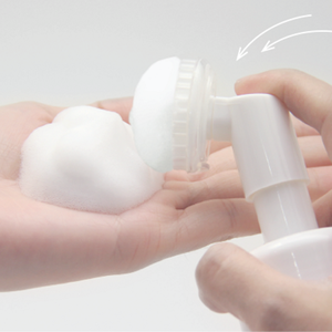 Botella de plástico PET espumosa blanca Pavico de 200ml, cepillo de 42mm, embalaje de cosméticos hecho a mano de lujo, diseño personalizado certificado ISO 9001 - Product Image 5