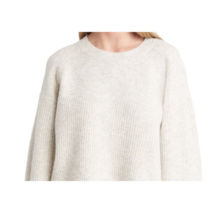 เสื้อครอปแขนบอลลูนสไตล์ลำลองสำหรับผู้หญิงจาก Topshop ดีไซน์เย็บผสมผสานสีเทา ผลิตจากวัสดุโมแฮร์ระบายอากาศได้ดี เหมาะสำหรับฤดูใบไม้ร่วง - Product Image 2