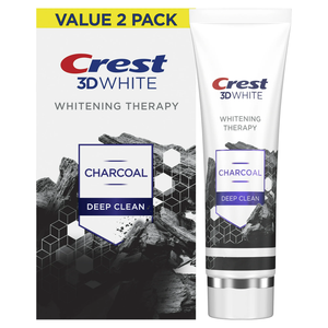 Crest3D White Whitening Therapy Dentifrice à la menthe revigorante au charbon de bois, 4.6 oz Lot de 2 - Product Image 2