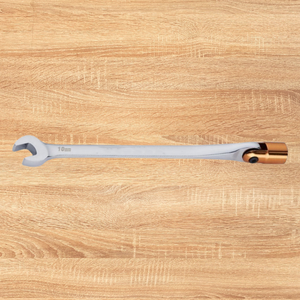 Open & Swivel End 12pt Socket Spanner Double End DIY Metric OEM with ED Color Plated Finish - Product Image 1