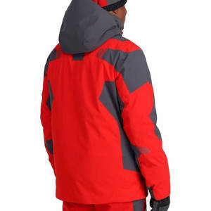 Chaqueta de esquí para exteriores de alta calidad con capucha, ecológica, impermeable, cortavientos, con cremallera desmontable y estampado de patchwork de alta calidad. - Product Image 6