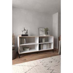 Arden 4-Kapakl Beyaz Konsol Sarmobi Armoires de salon - Product Image 6