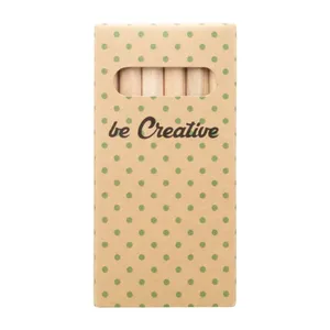 Set di 6 Matite Ecologiche Penxil, Penne Promozionali Sostenibili con Gadget - Product Image 1