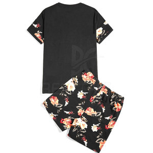 Ensembles t-shirt et short pour hommes Meilleures ventes avec logo personnalisé Ensemble deux pièces t-shirt et short pour hommes - Product Image 2