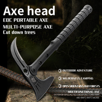 Hache Tomahawk en Acier Damas de Qualité Industrielle Personnalisée en Gros, Service OEM ODM, Multifonctionnelle pour l'Abattage, l'Extérieur et l'Auto-défense