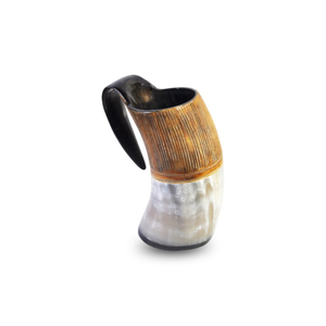 Tasses Viking en corne de buffle naturelle de haute qualité, polies, style nautique, durables, taille personnalisable, artisanat, vaisselle - Product Image 5