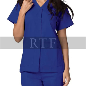 Nouveau Style Caractère Gommage Tops Conception Scrub Ensembles Drop shipping Infirmière Uniforme par Raw to Fine - Product Image 5