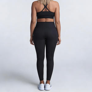 เลกกิ้งสตรีเอวสูงยืดได้สวมใส่สบายสำหรับออกกำลังกาย - Product Image 2