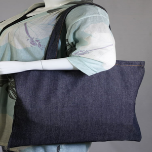 Sac fourre-tout en toile de coton 100% réutilisable, grande capacité, écologique, avec fermeture éclair, pour le shopping, les voyages, les courses, pour femmes - Product Image 6