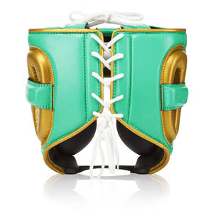 Casque de boxe anti-rides pour hommes en cuir de qualité supérieure, durable, respirant, réglable, avec visière transparente, pour usage décontracté, dernières conceptions - Product Image 3