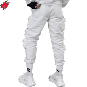 Men's Multi-Pockets Ribbons Bandage Tactical <b>Techwear</b> <b>Cargo</b> <b>Pants</b> High-Waist Sport Punk Hip Hop Joggers Casual Streetwear - Product Image 6