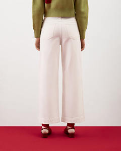 Jeans de Mezclilla Tejida Oscura 100% Algodón para Mujer, de Alta Calidad, Cintura Media, Corte Recto, Casuales, para Invierno, Impermeables y Transpirables - Product Image 2