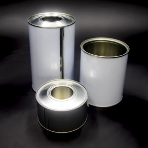 Diamantes de la Mejor Calidad 99 mm. Latas cilíndricas de hojalata con tapas a presión, tapas tipo domo con orificio para verter/sin anillo, capacidad total 0,3-1,3 lt - Product Image 5