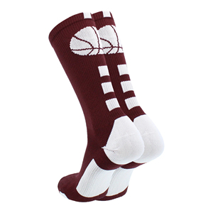 Chaussettes de sport Pilates Grip Basketball, chaussettes de compression épaisses à boucle, mi-longues, professionnelles, antidérapantes, chaussettes de sport pour la cheville - Product Image 2