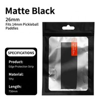 JAS - Oferta Especial: Protector de Borde Completo para Raqueta de Pickleball, TPU de 26 mm, Protección Envolvente de 750 mm, Antiarañazos, Antigolpes, Rotación de 360 Grados