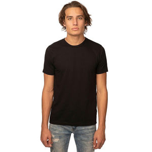 Camiseta de algodón 100% de alta calidad para hombre, marca personalizada con diseño de logotipo gratis, etiqueta frontal, diseño en blanco de talla grande - Product Image 2