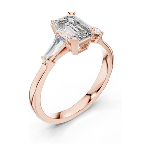 Bague de fiançailles en diamant de laboratoire 1,39 CT pour femmes, clarté VVS-VS EF, or 18 carats, 14 carats, 10 carats et argent 925, rose, jaune, blanc - Product Image 4
