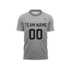 ชุดฟุตบอลชายแบบใหม่ แขนสั้น ระบายอากาศได้ดี ราคาประหยัด รับผลิตแบบ OEM เสื้อสำหรับฝึกซ้อม - Product Image 5
