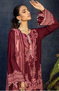 Salwar kameez – costume de créateur, robe imprimée avec broderie au cou, style indien et malaisien, meilleure qualité, collection Kurti - Product Image 2