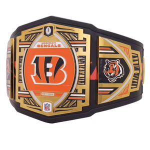 เข็มขัดแชมป์แบบกำหนดเองได้สำหรับทุกเพศ วัสดุทองเหลืองและหนัง น้ำหนัก 5 กก. อุปกรณ์ฝึกศิลปะการต่อสู้ระดับเฮฟวี่เวท - Product Image 3